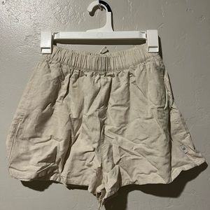 Rhythm flowy cream colored shorts
